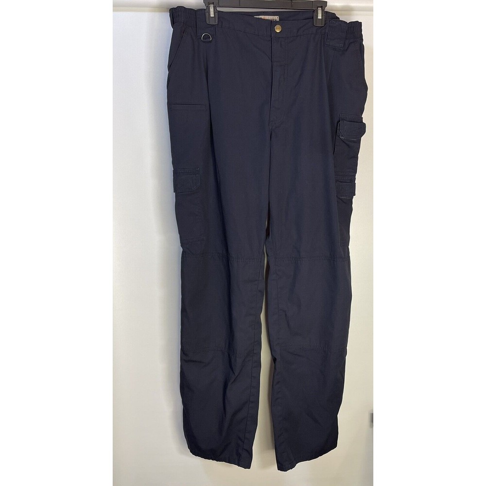 5.11 Tactical Pants 511 TLBLIN-4389-1 Stretch Waist 44 X 36 Navy Blue